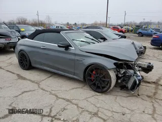 2017 Mercedes-Benz C 63 S AMG z VIN WDDWK8HB6HF447553, wystawiony jako Copart lot #44613555 z przebiegiem 15 460 mil mil oraz Szkoda całkowita • Salvage title. Historia ofert i sprzedaży dostępna na DreamBid. Obrazek 4.
