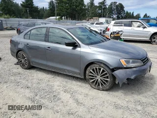 2016 Volkswagen Jetta Sport with VIN 3VWD17AJ1GM366357, listed as a Copart auction lot 61309615 with 99,108 mi miles and Salvage title. Bid and sale history available at DreamBid. Image 4.