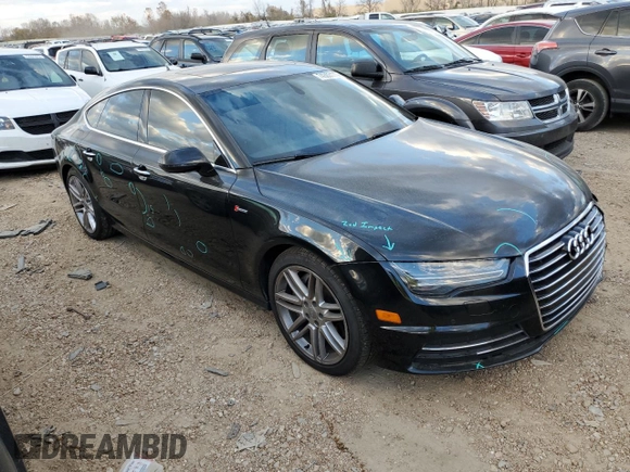 2017 Audi A7 Premium Plus with VIN WAUW2AFC4HN012420, listed as a Copart auction lot 74303173 with 84,676 mi miles. Bid and sale history available at carsss.com. Image 4.