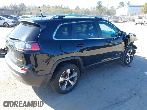 2020 Jeep Cherokee Limited with VIN 1C4PJMDX8LD643445, listed as a IAAI auction lot 41810758 with 127,703 mi miles. Bid and sale history available at carsss.com. Image 4.
