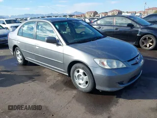 2005 Honda Civic z VIN JHMES96635S010340, wystawiony jako IAAI lot #41400628 z przebiegiem 258 482 mil mil oraz . Historia ofert i sprzedaży dostępna na DreamBid. Obrazek 1.