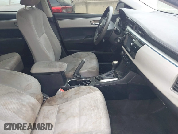 2015 Toyota Corolla L z VIN 2T1BURHE9FC414412, wystawiony jako IAAI lot #41930471 z przebiegiem 170 539 mil mil oraz . Historia ofert i sprzedaży dostępna na DreamBid. Obrazek 5.