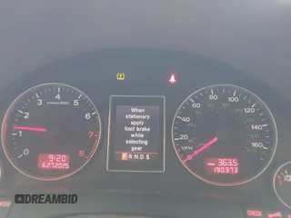 2008 Audi A4 2.0T with VIN WAUDF78E48A076493, listed as a IAAI auction lot 42588126 with 190,373 mi miles and . Bid and sale history available at DreamBid. Image 7.