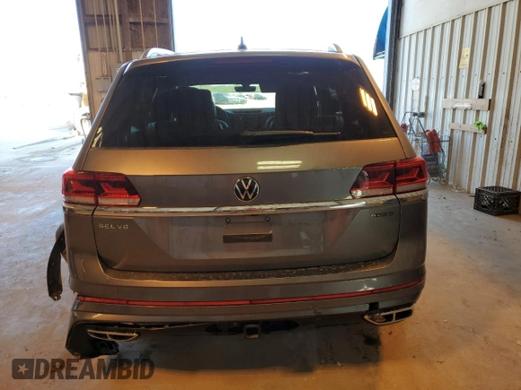 2023 Volkswagen Atlas SEL Premium R-Line с VIN 1V2FR2CA6PC513342, выставлен на аукционе Copart как лот 79689954 с пробегом 33 473 миль миль и Списание • Salvage title. История ставок и продаж доступна на DreamBid. Изображение 6.
