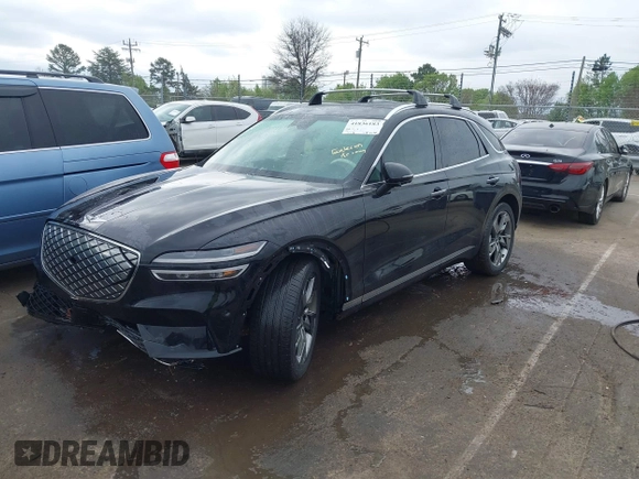 2024 Genesis GV70 Advanced with VIN 5NMMCET11RH002752, listed as a IAAI auction lot 41836183 with 10,376 mi miles and . Bid and sale history available at DreamBid. Image 20.
