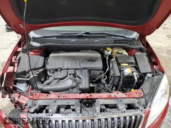 2012 Buick Verano Group with VIN 1G4PS5SK8C4174623, listed as a Copart auction lot 76681174 with 45,437 mi miles and Salvage title. Bid and sale history available at DreamBid. Image 11.