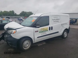 2017 Ram ProMaster City Cargo Tradesman z VIN ZFBERFAB6H6E20925, wystawiony jako Copart lot #58248765 z przebiegiem Nie podano mil oraz Szkoda całkowita • Salvage title. Historia ofert i sprzedaży dostępna na DreamBid. Obrazek 1.