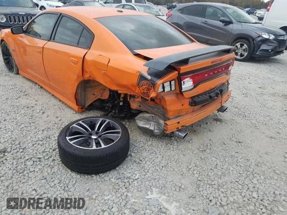 2014 Dodge Charger SRT8 Super Bee with VIN 2C3CDXGJ7EH210210, listed as a Copart auction lot 46446831 with 88,488 mi miles and Salvage Title. Bid and sale history available at carsss.com. Image 9.