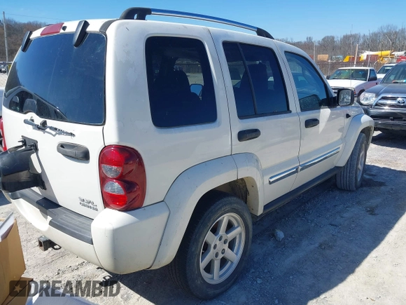 2005 Jeep Liberty Limited with VIN 1J4GK58K65W542553, listed as a IAAI auction lot 41666155 with 164,402 mi miles. Bid and sale history available at carsss.com. Image 4.