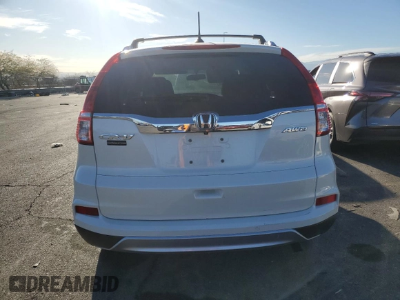2015 Honda CR-V EX-L with VIN 5J6RM4H78FL109134, listed as a Copart auction lot 88970275 with 105,261 mi miles and Salvage Title. Bid and sale history available at DreamBid. Image 6.
