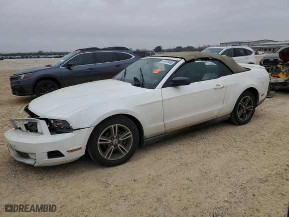 2010 Ford Mustang V6 with VIN 1ZVBP8EN9A5163920, listed as a Copart auction lot 44793455 with 214,535 mi miles and Salvage Title. Bid and sale history available at carsss.com. Image 1.