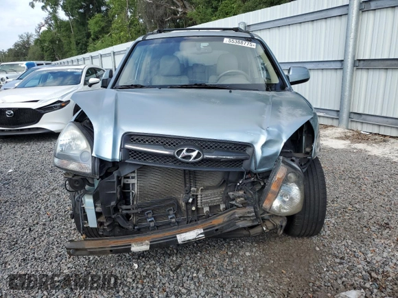 2008 Hyundai Tucson SE with VIN KM8JN12D48U905241, listed as a Copart auction lot 55388775 with 156,970 mi miles and Salvage Title. Bid and sale history available at DreamBid. Image 5.