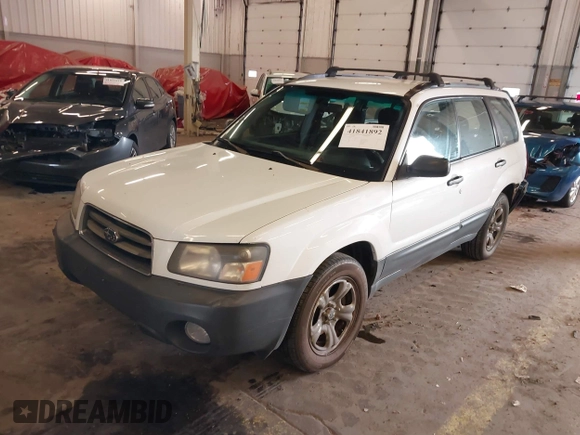 2003 Subaru Forester X with VIN JF1SG63653H762212, listed as a IAAI auction lot 41841892 with 152,059 mi miles. Bid and sale history available at carsss.com. Image 2.