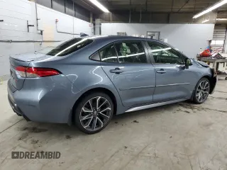 2021 Toyota Corolla SE with VIN JTDP4MCE7MJ058723, listed as a Copart auction lot 48381085 with 49,247 mi miles and Salvage Title. Bid and sale history available at carsss.com. Image 3.