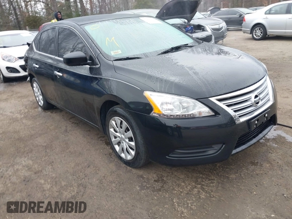 2014 Nissan Sentra S with VIN 3N1AB7AP0EY321359, listed as a IAAI auction lot 41498963 with 116,819 mi miles and . Bid and sale history available at DreamBid. Image 1.