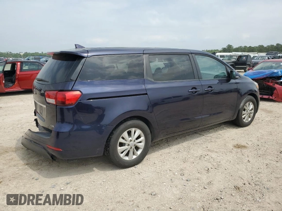 2018 Kia Sedona LX with VIN KNDMB5C16J6378853, listed as a Copart auction lot 51292245 with 141,329 mi miles and Salvage Title. Bid and sale history available at carsss.com. Image 3.