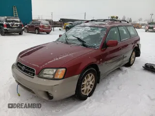 2003 Subaru Legacy Outback VDC with VIN 4S3BH896437623933, listed as a Copart auction lot 43036335 with 101,630 mi miles and Salvage title. Bid and sale history available at DreamBid. Image 1.