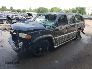 2001 GMC Yukon XL SLT z VIN 3GKFK16T81G135675, wystawiony jako Copart lot #60552145 z przebiegiem 267 988 mil mil oraz Szkoda całkowita • Salvage title. Historia ofert i sprzedaży dostępna na DreamBid. Obrazek 1.