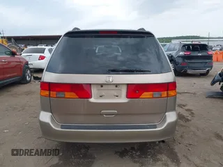2003 Honda Odyssey EX-L z VIN 5FNRL18063B135949, wystawiony jako IAAI lot #42248105 z przebiegiem 210 567 mil mil oraz . Historia ofert i sprzedaży dostępna na DreamBid. Obrazek 16.