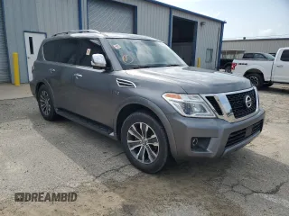2019 Nissan Armada SL z VIN JN8AY2NDXK9088594, wystawiony jako Copart lot #59639735 z przebiegiem 127 938 mil mil oraz Szkoda całkowita • Salvage title. Historia ofert i sprzedaży dostępna na DreamBid. Obrazek 4.