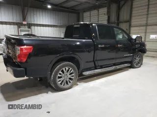 2017 Nissan Titan XD SL with VIN 1N6BA1F48HN561757, listed as a Copart auction lot 87204594 with 100,339 mi miles and Salvage Title. Bid and sale history available at carsss.com. Image 3.