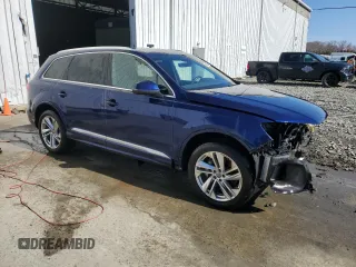 2020 Audi Q7 Premium with VIN WA1AXAF79LD007546, listed as a Copart auction lot 49956855 with 58,506 mi miles and Salvage title. Bid and sale history available at DreamBid. Image 4.