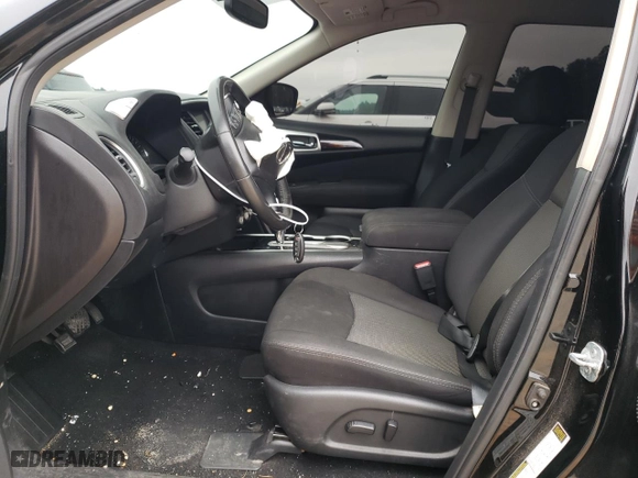2017 Nissan Pathfinder SV with VIN 5N1DR2MN3HC608271, listed as a Copart auction lot 44179875 with 121,326 mi miles and Salvage Title. Bid and sale history available at carsss.com. Image 7.