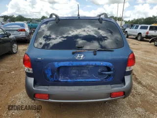 2006 Hyundai Santa Fe GLS with VIN KM8SC13D86U091830, listed as a Copart auction lot 63456264 with 85,672 mi miles and Salvage Title. Bid and sale history available at carsss.com. Image 6.