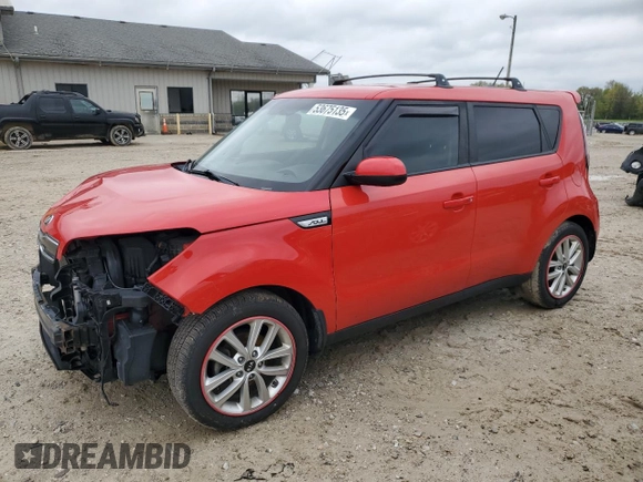 2017 Kia Soul + with VIN KNDJP3A56H7466983, listed as a Copart auction lot 53675135 with 148,174 mi miles and Clean Title. Bid and sale history available at DreamBid. Image 1.