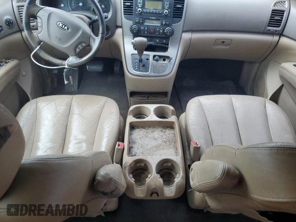 2012 Kia Sedona EX with VIN KNDMH4C7XC6422160, listed as a Copart auction lot 51648055 with 182,289 mi miles and Salvage Title. Bid and sale history available at carsss.com. Image 8.