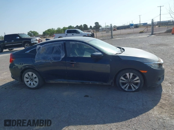 2016 Honda Civic Sedan EX-T with VIN 19XFC1F30GE015608, listed as a IAAI auction lot 42011102 with 80,812 mi miles. Bid and sale history available at carsss.com. Image 13.
