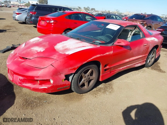 1999 Pontiac Firebird with VIN 2G2FS22K9X2208387, listed as a IAAI auction lot 41349447 with 221,291 mi miles. Bid and sale history available at carsss.com. Image 2.