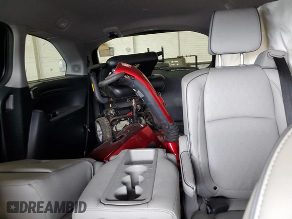 2023 Honda Odyssey Elite with VIN 5FNRL6H98PB056770, listed as a Copart auction lot 56984055 with Not provided miles and Salvage title. Bid and sale history available at DreamBid. Image 10.