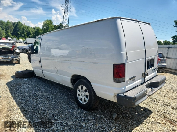 2011 Ford Econoline Cargo Commercial with VIN 1FTSE3EL8BDB11826, listed as a Copart auction lot 62511405 with Not provided miles and Salvage title. Bid and sale history available at DreamBid. Image 2.