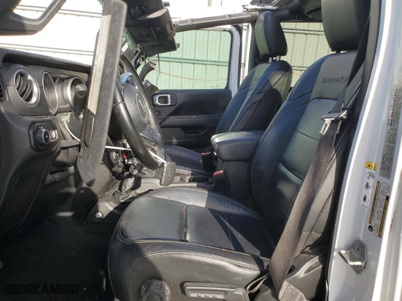 2020 Jeep Wrangler Unlimited Sahara with VIN 1C4HJXEN4LW142169, listed as a Copart auction lot 74135574 with 68,175 mi miles and Non Repairable. Bid and sale history available at carsss.com. Image 7.