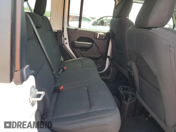 2022 Jeep Wrangler Unlimited Sport S with VIN 1C4HJXDN8NW160663, listed as a Copart auction lot 55070085 with 34,446 mi miles and Salvage title. Bid and sale history available at DreamBid. Image 10.