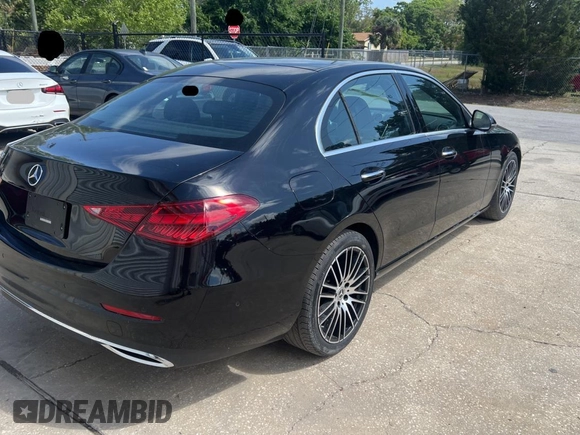 2024 Mercedes-Benz C 300 with VIN W1KAF4GB1RR177964, listed as a Copart auction lot 52606325 with 29,983 mi miles and Clean Title. Bid and sale history available at carsss.com. Image 4.
