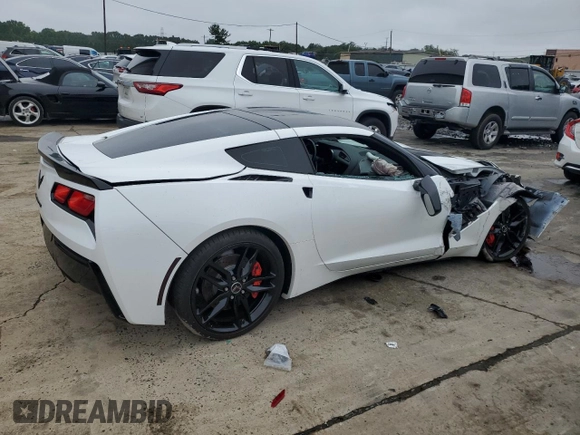 2015 Chevrolet Corvette Z51 2LT with VIN 1G1YK2D74F5118136, listed as a Copart auction lot 66483294 with 47,256 mi miles and Salvage Title. Bid and sale history available at carsss.com. Image 3.