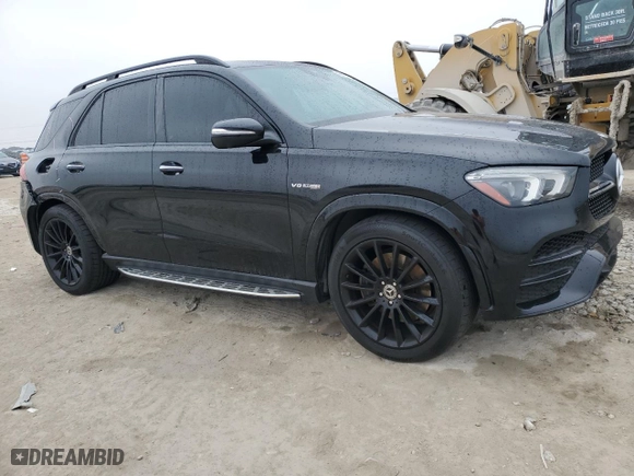 2020 Mercedes-Benz GLE with VIN 4JGFB8GB9LA179160, listed as a Copart auction lot 45873175 with 36,410 mi miles and Salvage Title. Bid and sale history available at carsss.com. Image 4.