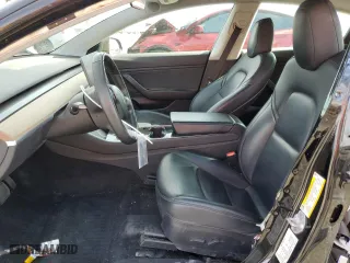 2019 Tesla Model 3 Mid Range with VIN 5YJ3E1EA6KF361663, listed as a Copart auction lot 42558855 with 84,766 mi miles and Salvage Title. Bid and sale history available at carsss.com. Image 7.