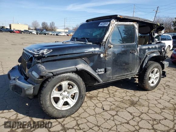 2019 Jeep Wrangler Sport S с VIN 1C4GJXAG9KW609099, выставлен на аукционе Copart как лот 44723915 с пробегом 128 046 миль миль и Списание • Salvage title. История ставок и продаж доступна на DreamBid. Изображение 1.