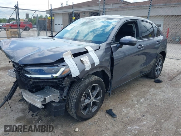2023 Honda HR-V EX-L with VIN 3CZRZ1H77PM724631, listed as a IAAI auction lot 42453591 with 28,758 mi miles and . Bid and sale history available at DreamBid. Image 17.