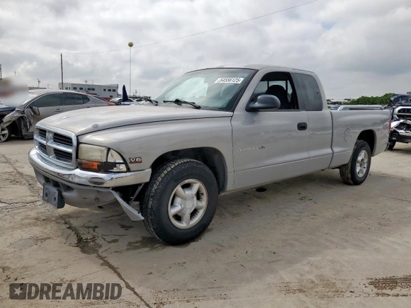 1998 Dodge Dakota SLT z VIN 1B7GL22X8WS651451, wystawiony jako Copart lot #54556125 z przebiegiem 164 186 mil mil oraz Szkoda całkowita • Salvage title. Historia ofert i sprzedaży dostępna na DreamBid. Obrazek 1.