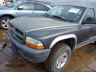 2002 Dodge Dakota SLT z VIN 1B7HG48N32S634478, wystawiony jako IAAI lot #41485500 z przebiegiem 166 082 mil mil oraz . Historia ofert i sprzedaży dostępna na DreamBid. Obrazek 2.