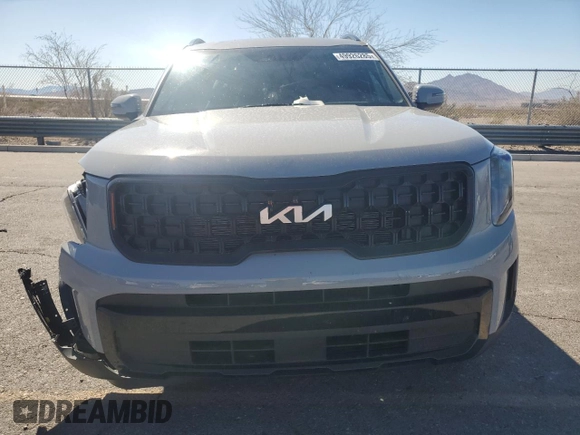 2024 Kia Telluride EX X-Line z VIN 5XYP3DGC7RG561574, wystawiony jako Copart lot #49926285 z przebiegiem 6 650 mil mil oraz Szkoda całkowita • Salvage title. Historia ofert i sprzedaży dostępna na DreamBid. Obrazek 5.