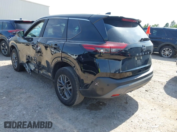 2023 Nissan Rogue S with VIN 5N1BT3AAXPC889130, listed as a IAAI auction lot 42284891 with 42,933 mi miles and . Bid and sale history available at DreamBid. Image 3.