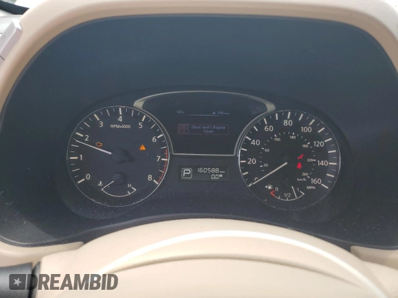 2015 Nissan Pathfinder SV with VIN 5N1AR2MN9FC712585, listed as a Copart auction lot 58863605 with 160,588 mi miles and Salvage title. Bid and sale history available at DreamBid. Image 9.