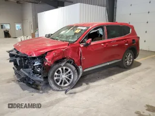 2019 Hyundai Santa Fe SEL z VIN 5NMS3CAD8KH034886, wystawiony jako Copart lot #57870865 z przebiegiem 74 769 mil mil oraz Szkoda całkowita • Salvage title. Historia ofert i sprzedaży dostępna na DreamBid. Obrazek 1.