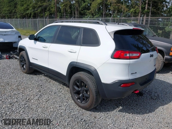 2018 Jeep Cherokee Trailhawk z VIN 1C4PJMBX3JD533323, wystawiony jako IAAI lot #42450626 z przebiegiem 123 174 mil mil oraz . Historia ofert i sprzedaży dostępna na DreamBid. Obrazek 3.