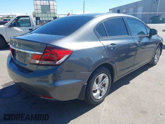 2013 Honda Civic LX with VIN 2HGFB2F53DH534681, listed as a IAAI auction lot 42129613 with 246,317 mi miles and . Bid and sale history available at DreamBid. Image 4.